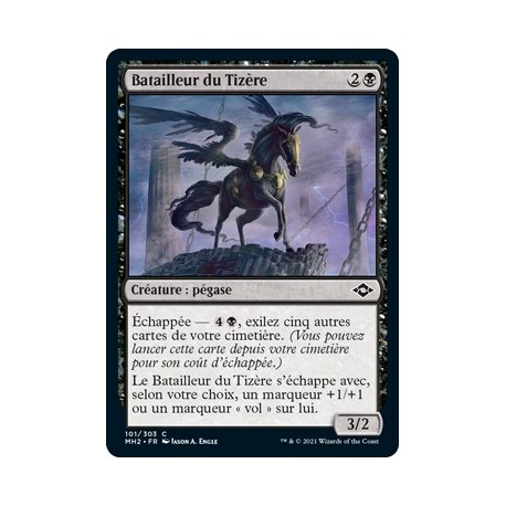 [FOIL] Noire - Batailleur du Tizère (C) [MH2]