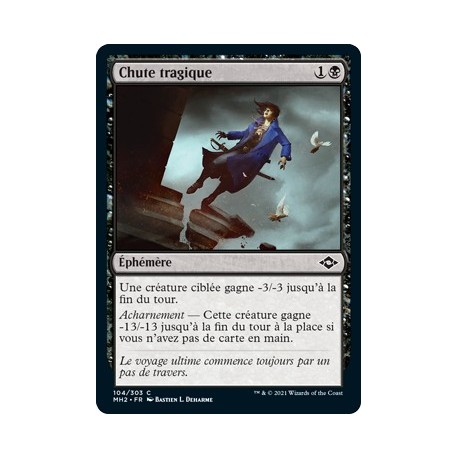 [FOIL] Noire - Chute tragique (C) [MH2]