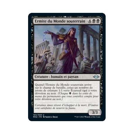 [FOIL] Noire - Ermite du Monde souterrain (U) [MH2]