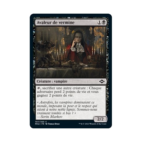 [FOIL] Noire - Avaleur de vermine (C) [MH2]