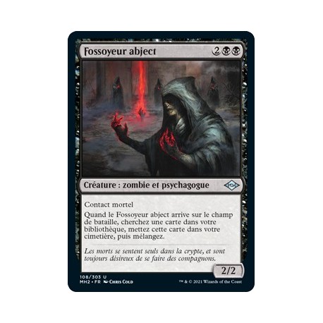 [FOIL] Noire - Fossoyeur abject (U) [MH2]