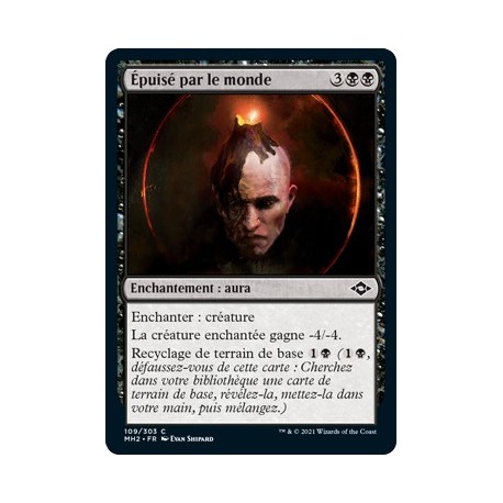 [FOIL] Noire - Épuisé par le monde (C) [MH2]