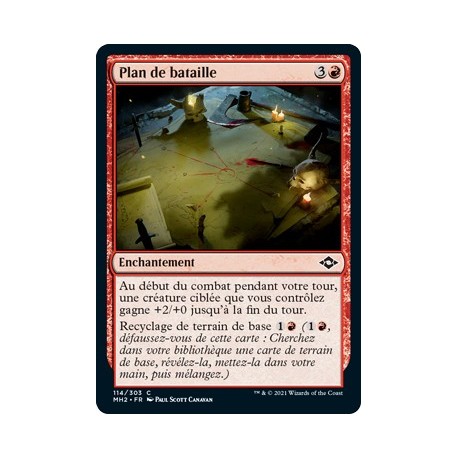 [FOIL] Rouge - Plan de bataille (C) [MH2]