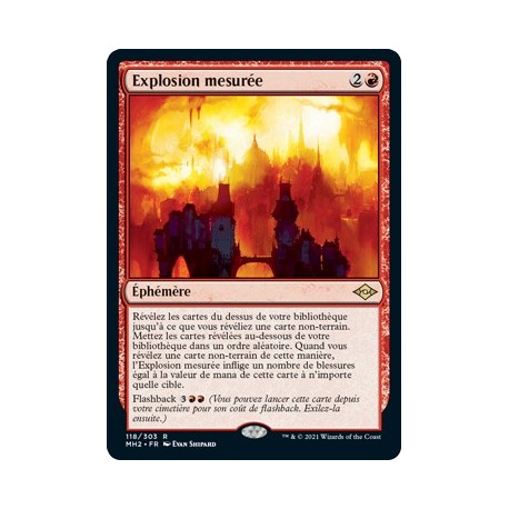 [FOIL] Rouge - Explosion mesurée (R) [MH2]