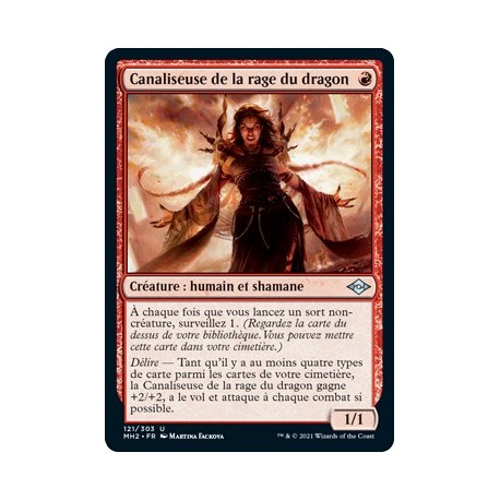 [FOIL] Rouge - Canaliseuse de la rage du dragon (U) [MH2]