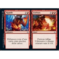 [FOIL] Rouge - Rapide // Furieux (U) [MH2]