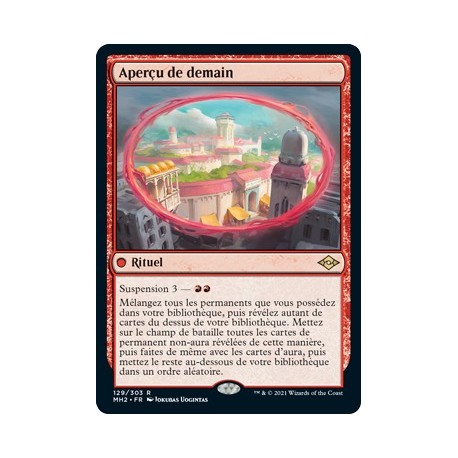 [FOIL] Rouge - Aperçu de demain (R) [MH2]