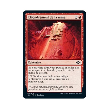 [FOIL] Rouge - Effondrement de la mine (C) [MH2]