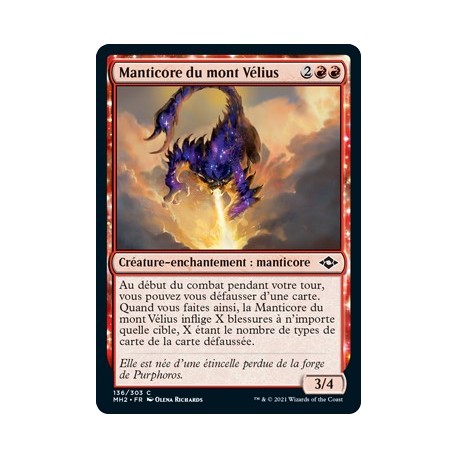 [FOIL] Rouge - Manticore du mont Vélius (C) [MH2]