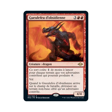 [FOIL] Rouge - Gueulefeu d'obsidienne (R) [MH2]