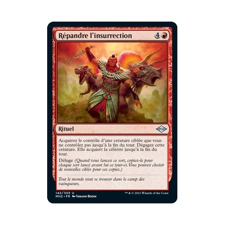 [FOIL] Rouge - Répandre l'insurrection (U) [MH2]