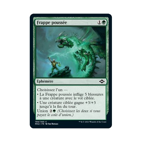 [FOIL] Verte - Frappe poussée (C) [MH2]