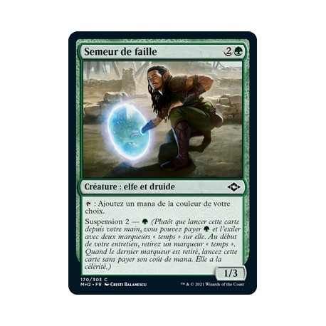 [FOIL] Verte - Semeur de faille (C) [MH2]