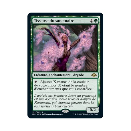 [FOIL] Verte - Tisseuse du sanctuaire (R) [MH2]