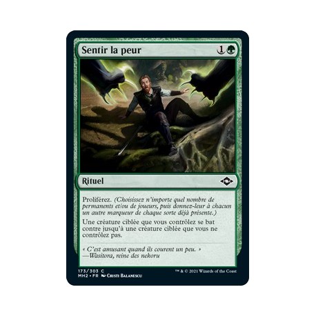 [FOIL] Verte - Sentir la peur (C) [MH2]