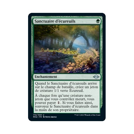 [FOIL] Verte - Sanctuaire d'écureuils (U) [MH2]