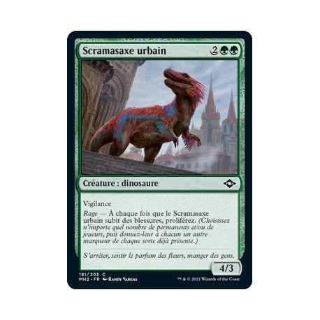 [FOIL] Verte - Scramasaxe urbain (C) [MH2]
