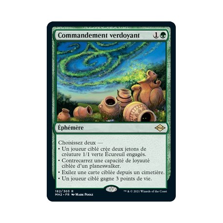 [FOIL] Verte - Commandement verdoyant (R) [MH2]