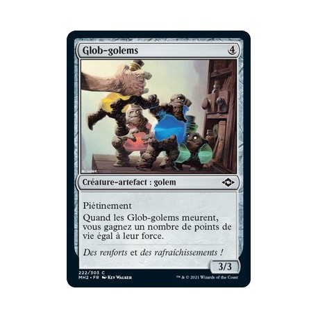 [FOIL] Artefact - Glob-golems (C) [MH2]