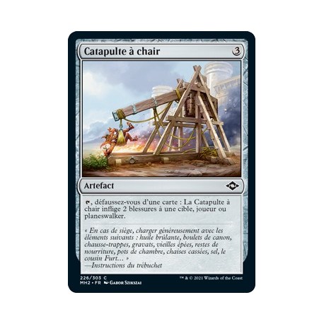 [FOIL] Artefact - Catapulte à chair (C) [MH2]