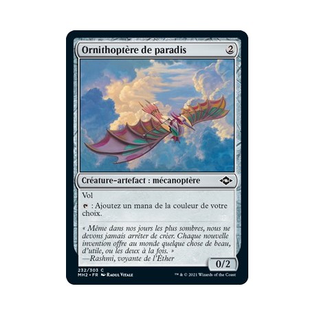 [FOIL] Artefact - Ornithoptère de paradis (C) [MH2]