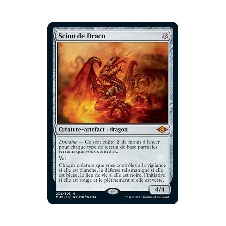 [FOIL] Artefact - Scion de Draco (M) [MH2]