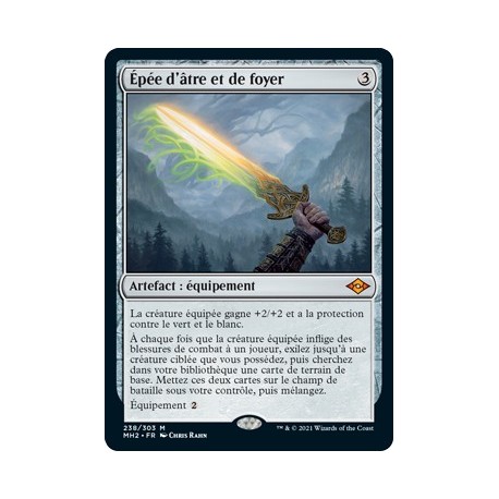 [FOIL] Artefact - Épée d'âtre et de foyer (M) [MH2]