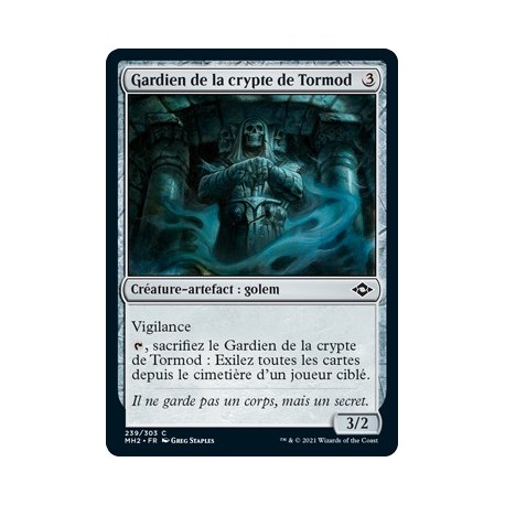 [FOIL] Artefact - Gardien de la crypte de Tormod (C) [MH2]