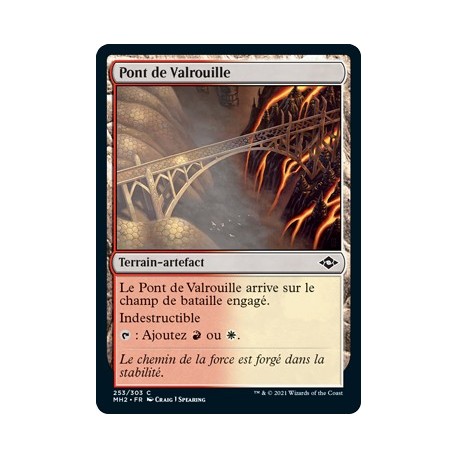 [FOIL] Terrain - Pont de Valrouille (C) [MH2]
