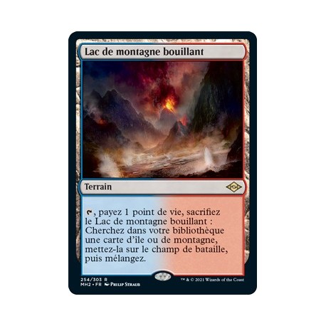[FOIL] Terrain - Lac de montagne bouillant (R) [MH2]