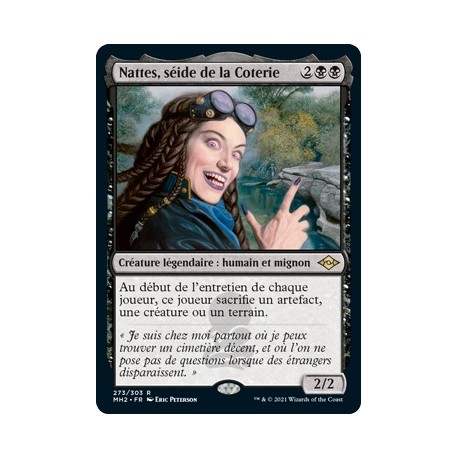 [FOIL] Noire - Nattes, séide de la Coterie (R) [MH2]