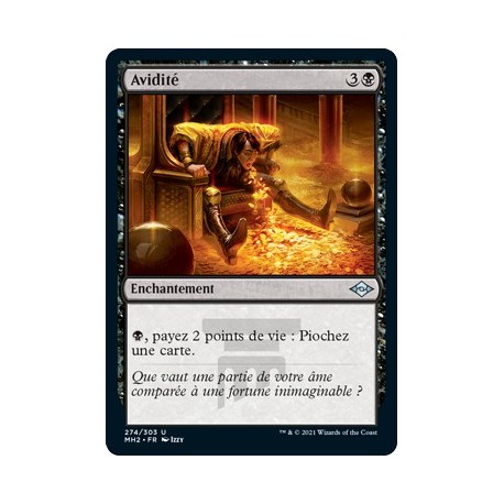 [FOIL] Noire - Avidité (U) [MH2]