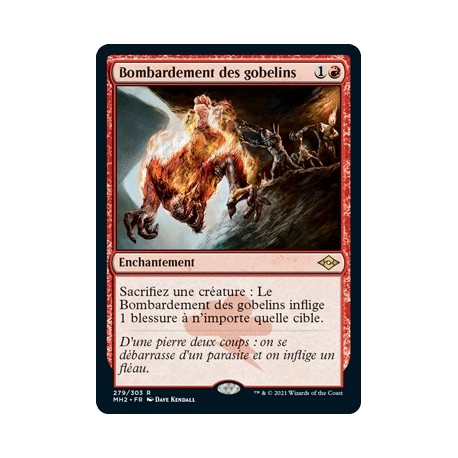 [FOIL] Rouge - Bombardement des gobelins (R) [MH2]