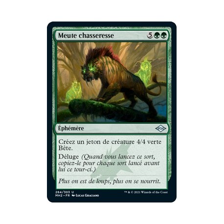 [FOIL] Verte - Meute chasseresse (U) [MH2]