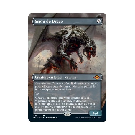 [FOIL] Artefact - (ALT) Scion de Draco (M) [MH2]