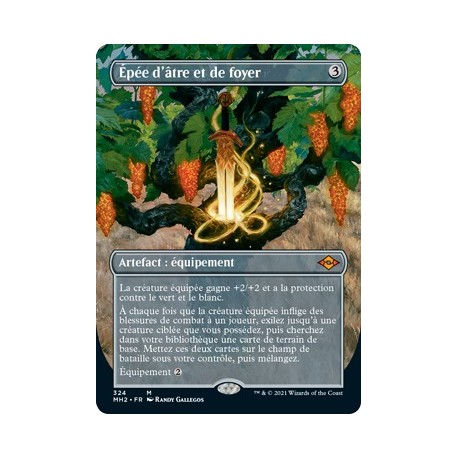 [FOIL] Artefact - (ALT) Épée d'âtre et de foyer (M) [MH2]