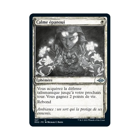 [FOIL] Blanche - (SC) Calme épanoui (U) [MH2]