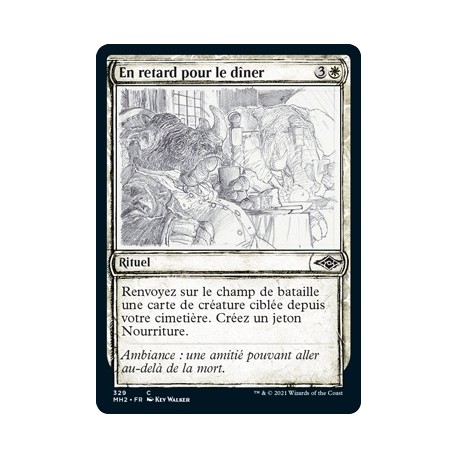 [FOIL] Blanche - (SC) En retard pour le dîner (C) [MH2]