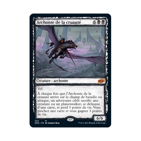 [FOIL] Noire - (SC) Archonte de la cruauté (M) [MH2]
