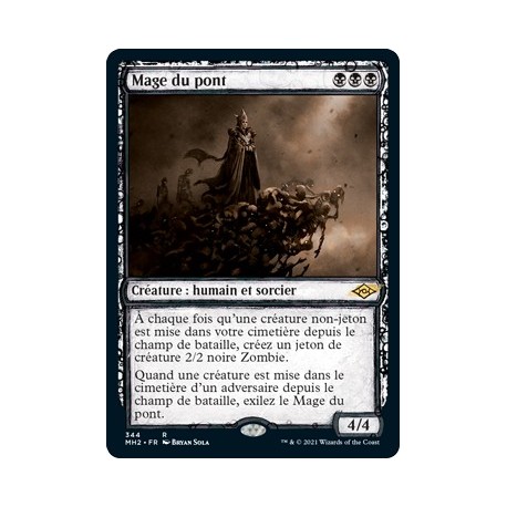 [FOIL] Noire - (SC) Mage du pont (R) [MH2]