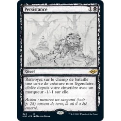 [FOIL] Noire - (SC) Persistance (R) [MH2]