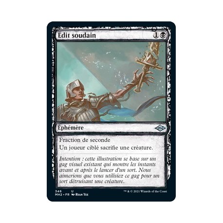 [FOIL] Noire - (SC) Édit soudain (U) [MH2]