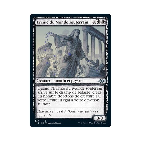 [FOIL] Noire - (SC) Ermite du Monde souterrain (U) [MH2]