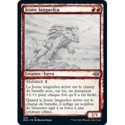 [FOIL] Rouge - (SC) Jeune languefeu (U) [MH2]