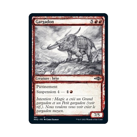 [FOIL] Rouge - (SC) Gargadon (C) [MH2]