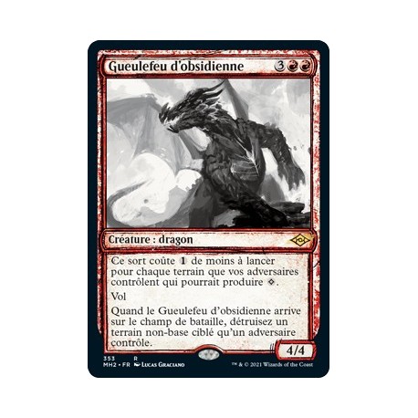 [FOIL] Rouge - (SC) Gueulefeu d'obsidienne (R) [MH2]