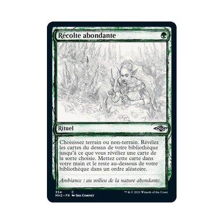[FOIL] Verte - (SC) Récolte abondante (C) [MH2]