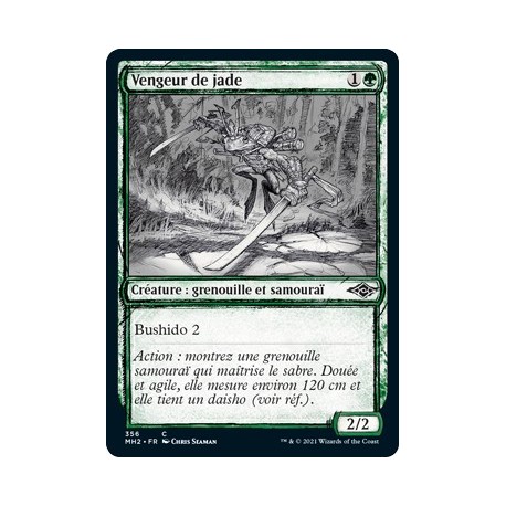[FOIL] Verte - (SC) Vengeur de jade (C) [MH2]