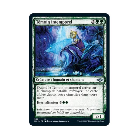 [FOIL] Verte - (SC) Témoin intemporel (U) [MH2]
