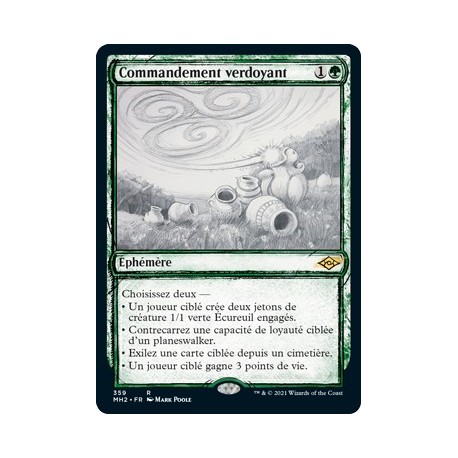 [FOIL] Verte - (SC) Commandement verdoyant (R) [MH2]